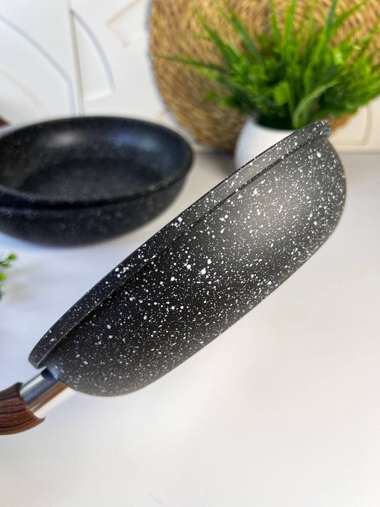 طقم طاسات جرانيت أسود 3قطع