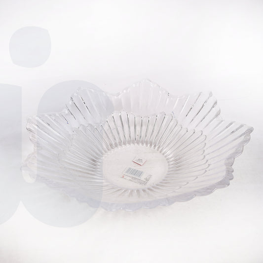 طبق فاكهة زجاجي مميز