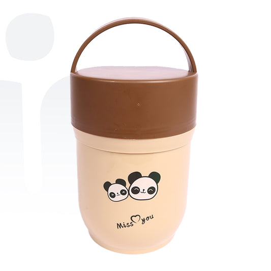 حاوية طعام معزولة مزدوجة الجدران من الفولاذ المقاوم للصدأ