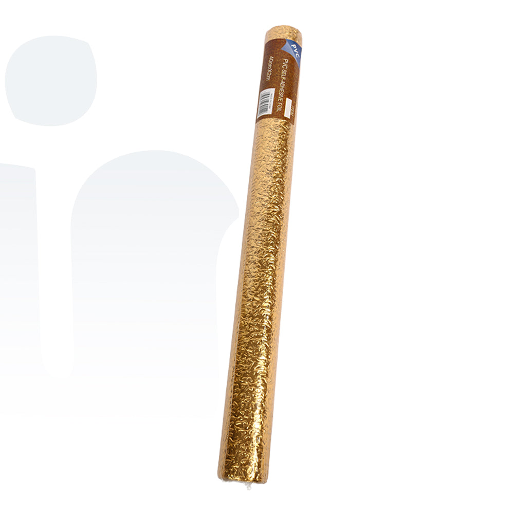 ستيكر لاصق مقاوم للحريق بملمس بارز ذهبي