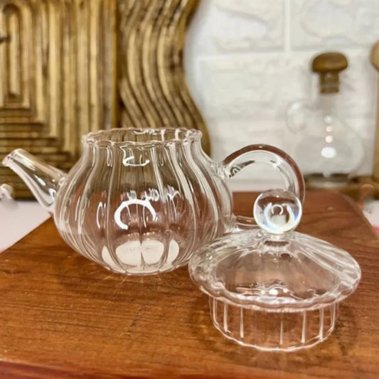 براد شاي زجاجي مع فلتر مقاوم للحرارة – سعة 800 مل