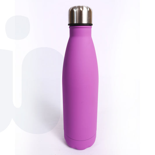 زجاجة مياه استانلس مط سعة 500 مل متعددة الألوان