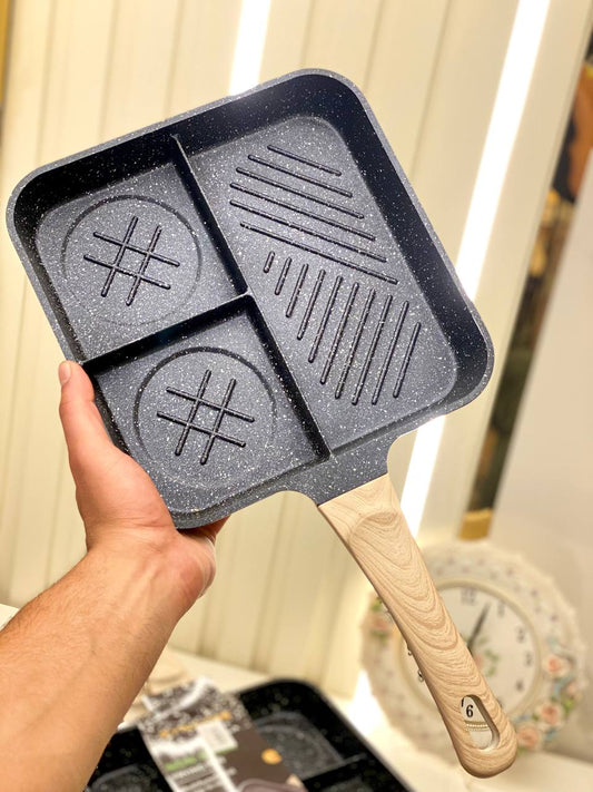 جريل جرانيت مقسم 3 خانة