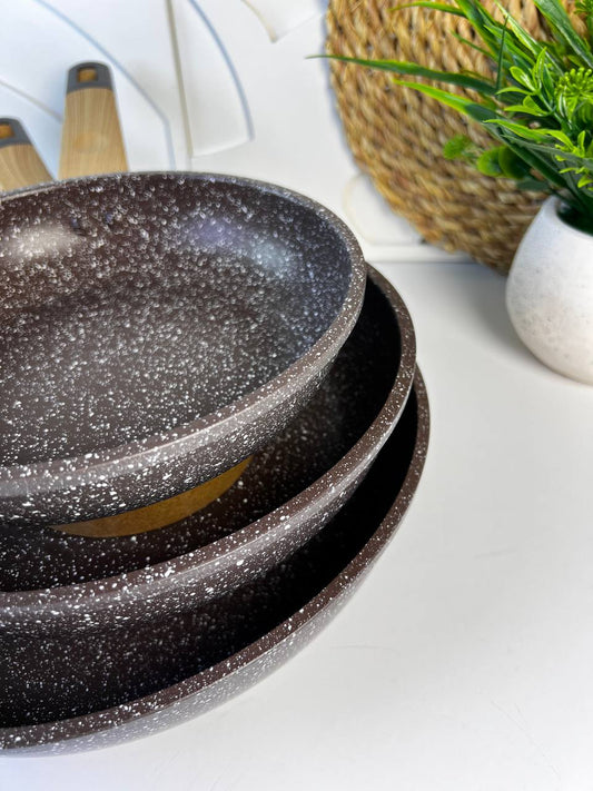 طقم طاسات جرانيت مكون من 3قطع