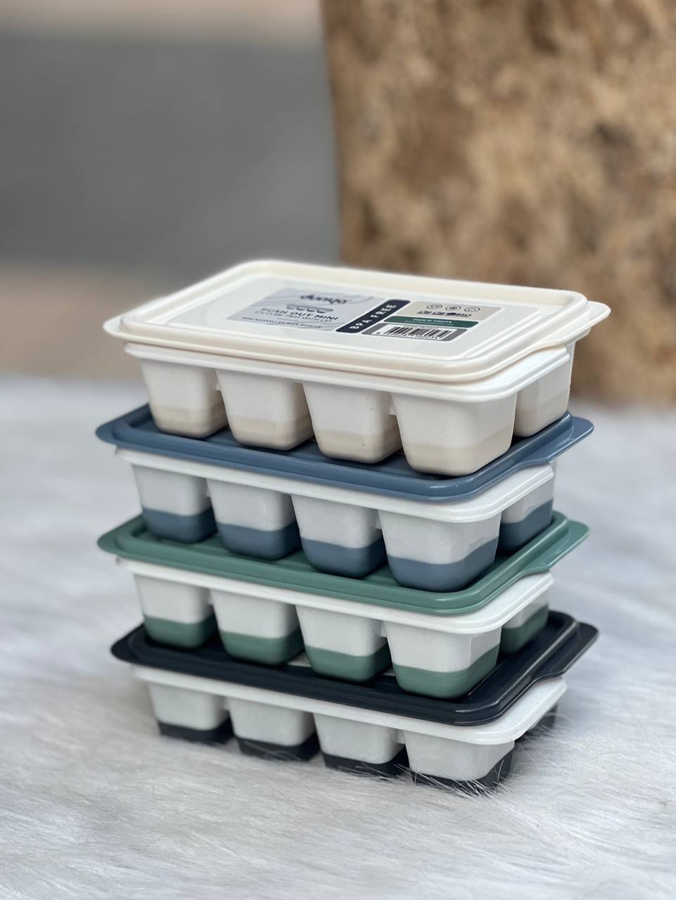 قالب ثلج ميني سيليكون 8 خانات