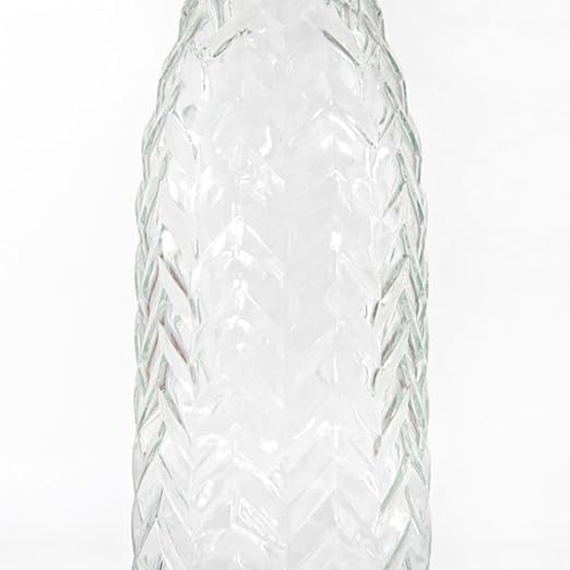 زجاجة مياه للثلاجة - 1 لتر (شفافة، طقم من 1)