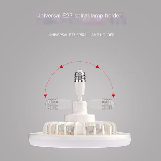 مروحة سقف مزودة بإضاءة وجهاز تحكم عن بعد مقاس 25 سم