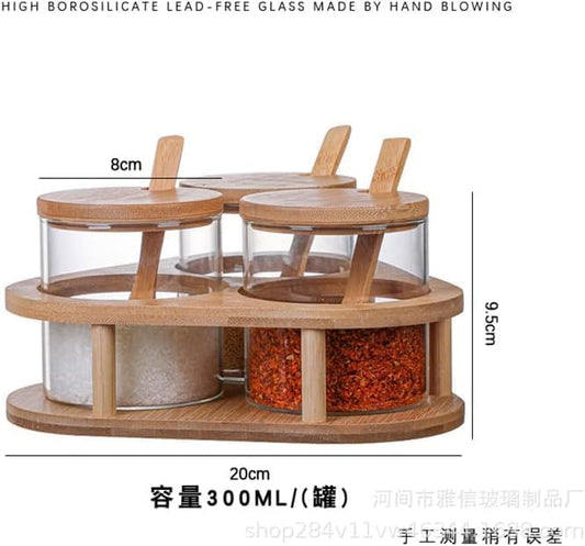 برطمان توابل زجاجي