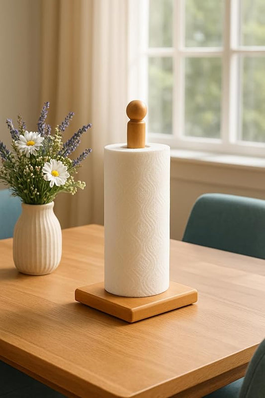 حامل مناديل ورقية خشبي - لمسة من الأناقة لمطبخك