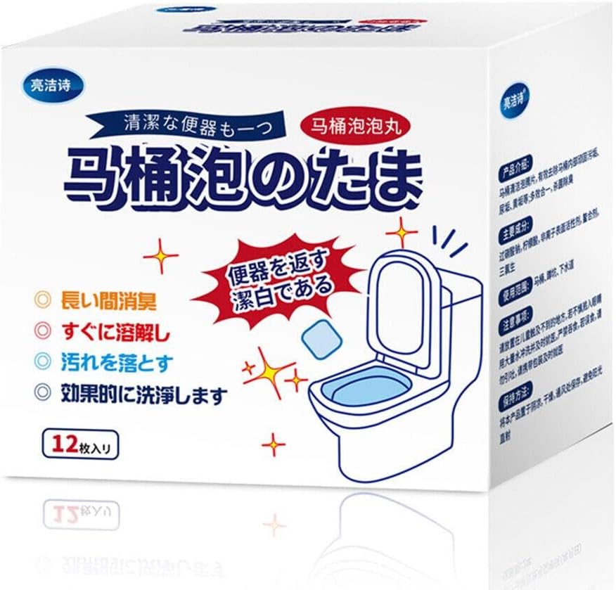 أقراص تنظيف المرحاض الأوتوماتيكية 12 قطعة