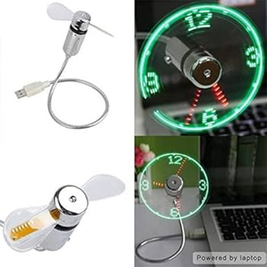 مروحة LED مرنة قابلة للبرمجة بمنفذ USB