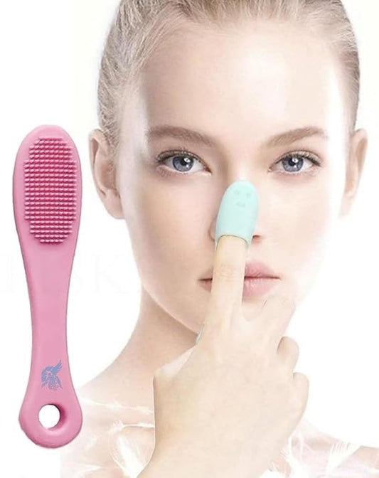 فرشاة سيليكون لتنظيف الوجه وإزالة الرؤوس السوداء