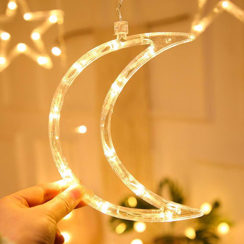 ستاره هلال مفرغ ونجمه منفوخه