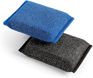 ليفة تنظيف تحتوي على قطعتين