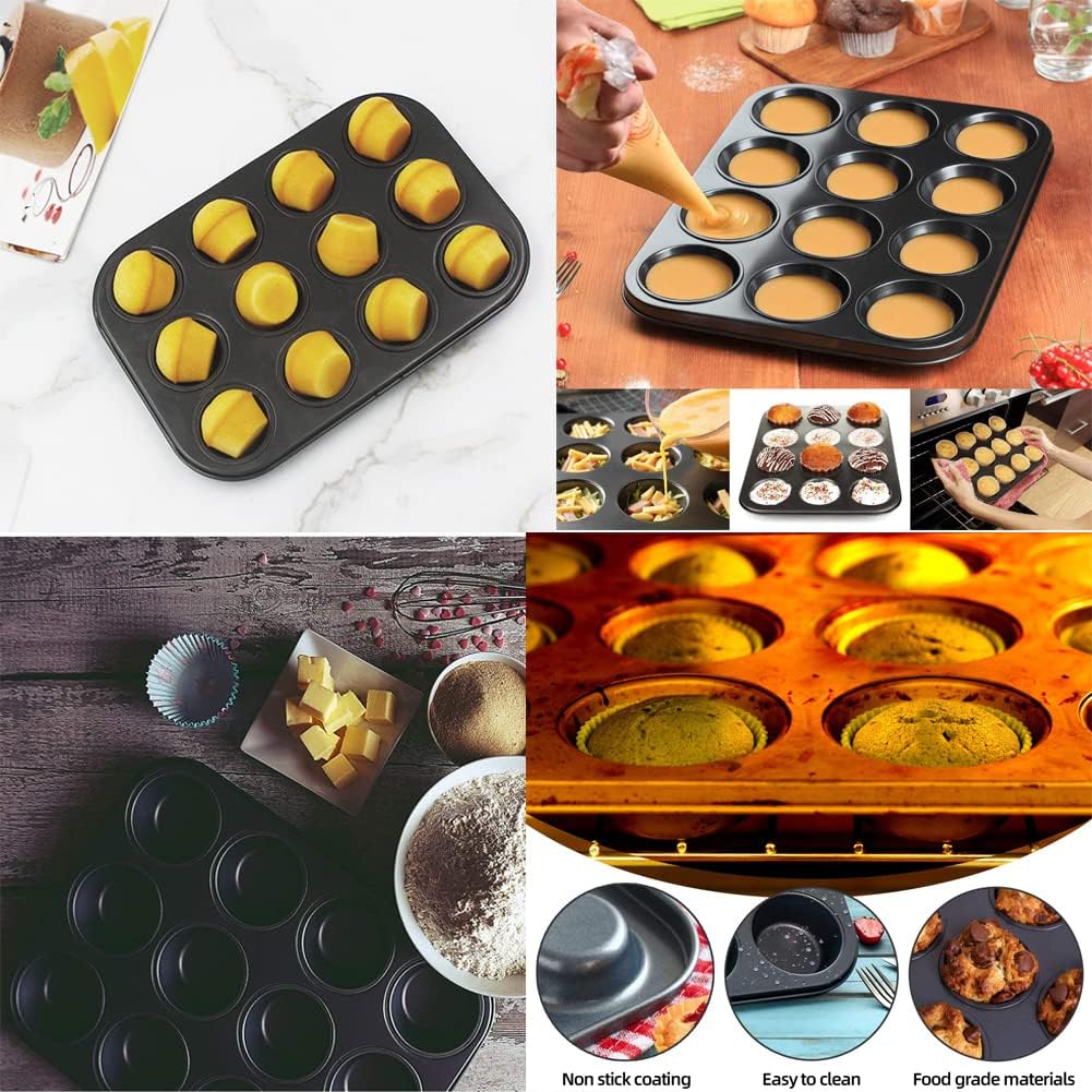 قالب خبز من السيليكون 12 كوب