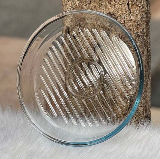 طاجن مدور زجاج تركي مقاس26سم