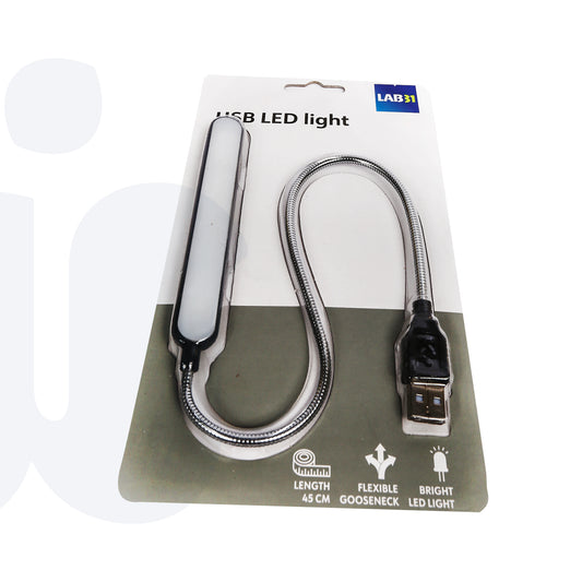 مصباح LED صغير مرن بمنفذ USB