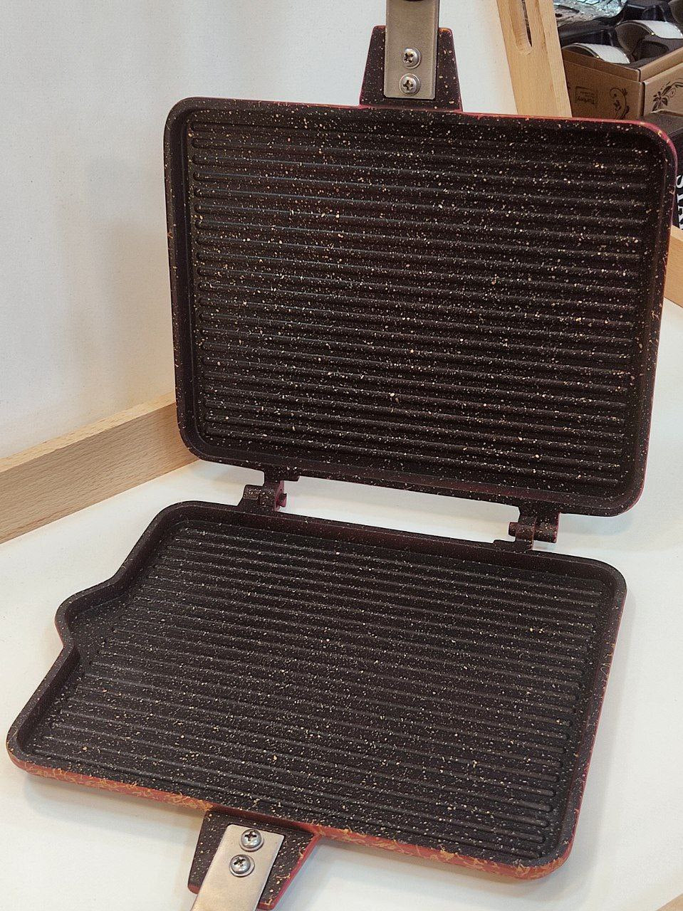 توستر كيك مربع جرانيت مقاس 24×18 سم