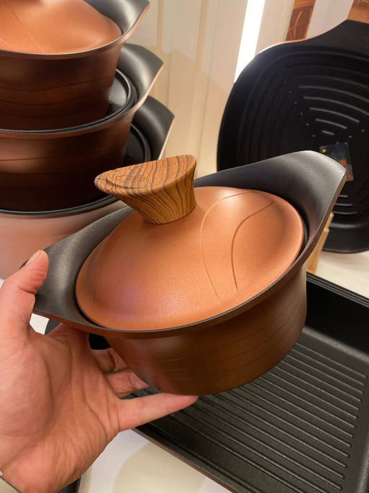 طقم حلل تيتانيوم 11 قطعة من AKDENIZ التركي