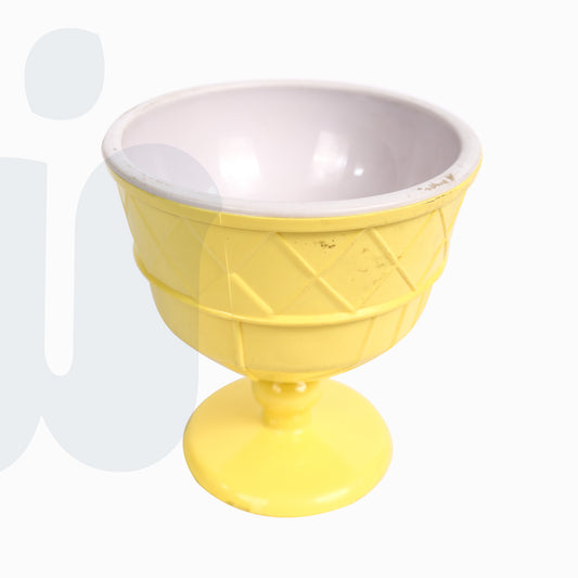 طقم كؤوس آيس كريم تركي مع ملاعق متعددة الألوان (قطعه واحده)