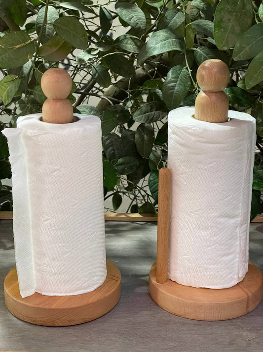 حامل مناديل خشب