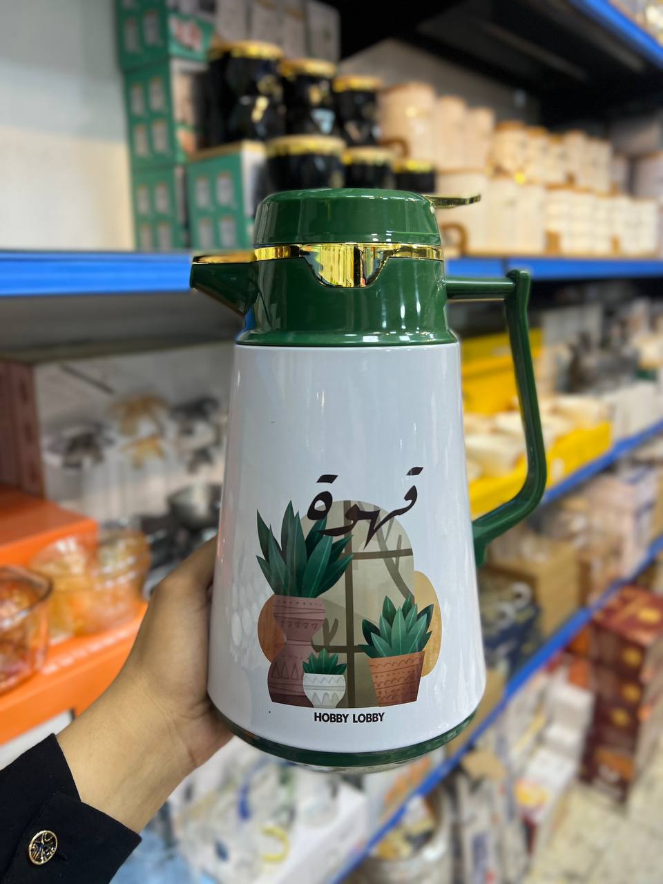 ترمس المزاج العالي – زجاج حراري وإستانلس ستيل 1.2 لتر -متعدد الالوان