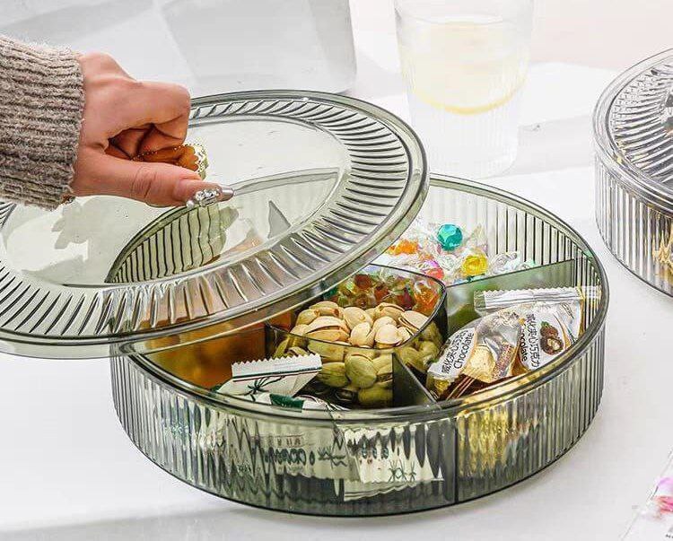 ❤️😍 للشياكة والفخامة 😍❤️ طبق تسالي اكريلك