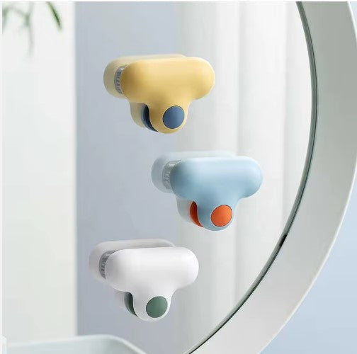 مسّاحة مرايا وزجاج سيليكون صغيرة على شكل حرف T – لتنظيف الأسطح بسهولة