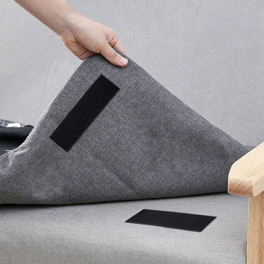 شريط لاصق مزدوج الجوانب – 200 سم × 25 مم – شريط تثبيت قابل لإعادة الاستخدام من نوع خطاف وحلقة