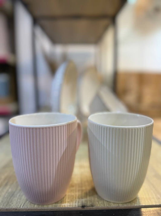 طقم مجات بورسلين مضلع 4 قطع