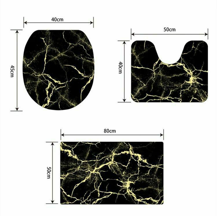 طقم دواسات الحمام الرخامي 3×1 الوان متعددة