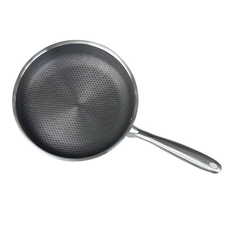 مقلاة ووك احترافية بمقبض استانلس ستيل – مقاس 26 سم