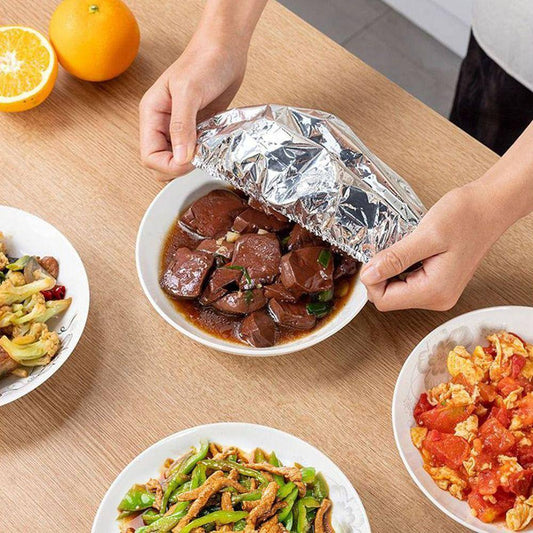 أكياس حفظ وتغطية الطعام السيلفر الحراري – الباكت 10 قطع