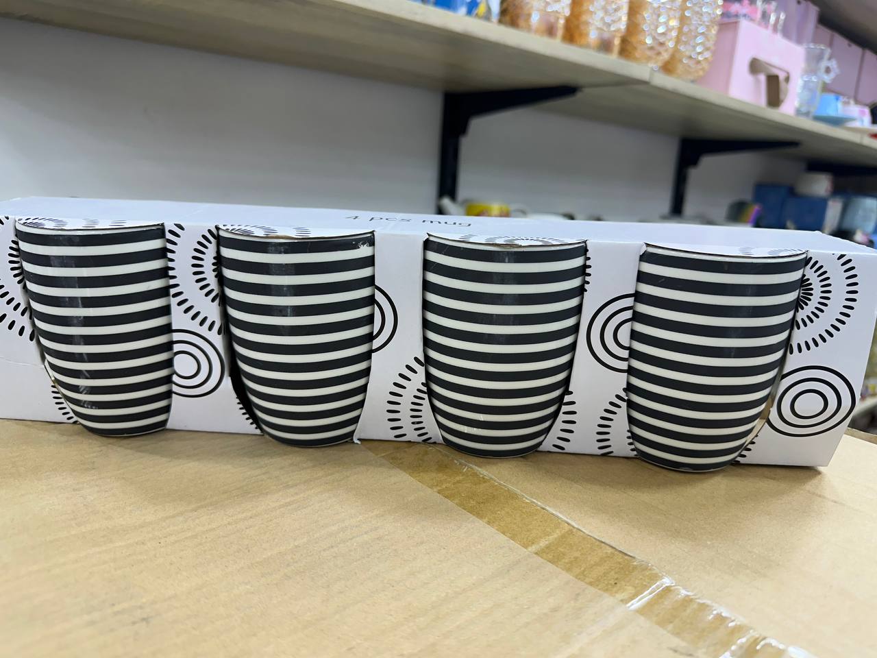 طقم مجات بورسلين 4 قطع