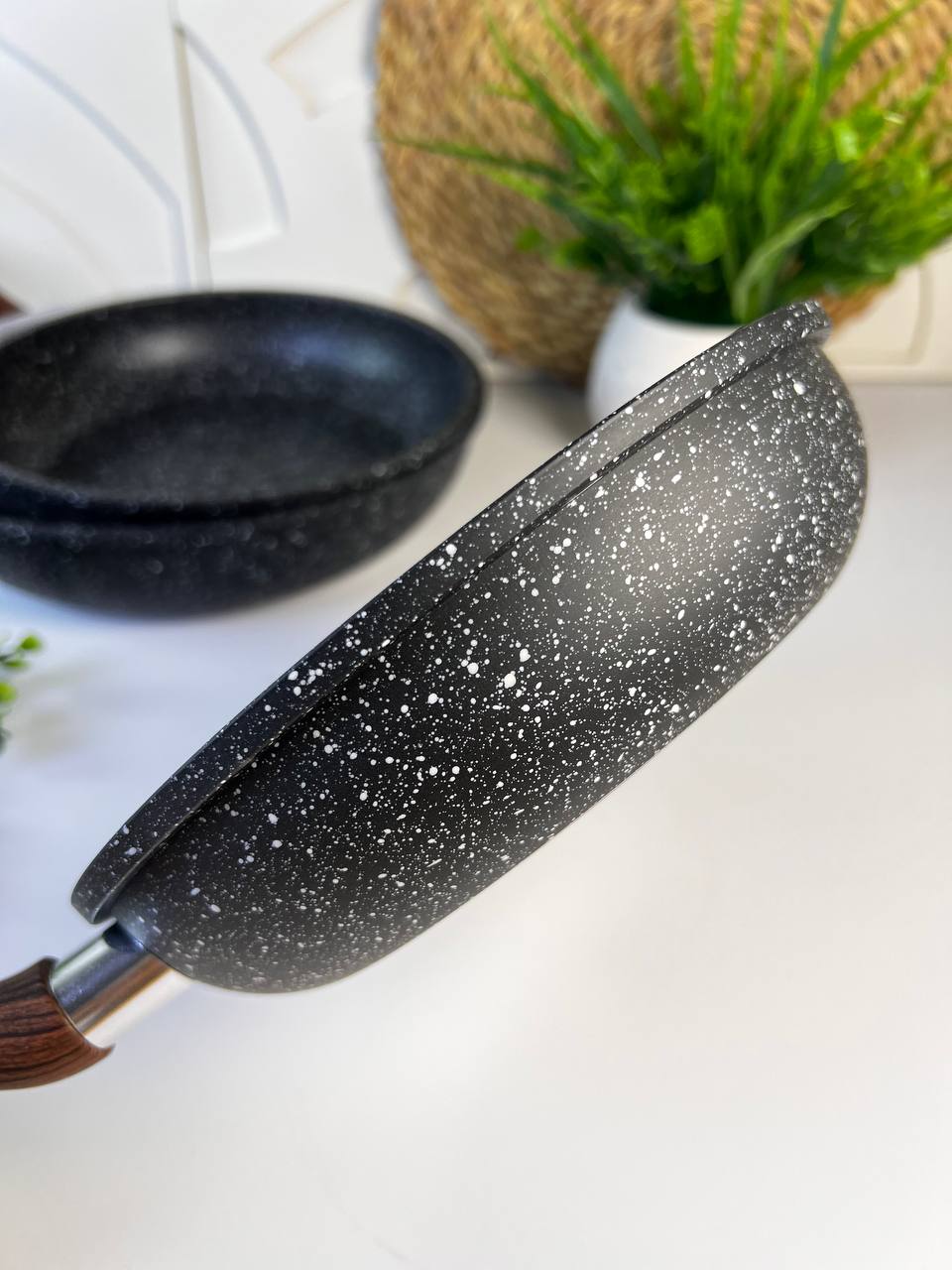 طقم طاسات جرانيت أسود  3قطع