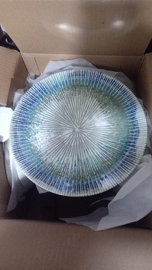 طقم بورسلين تركي 24 قطعة  اشكال متعددة