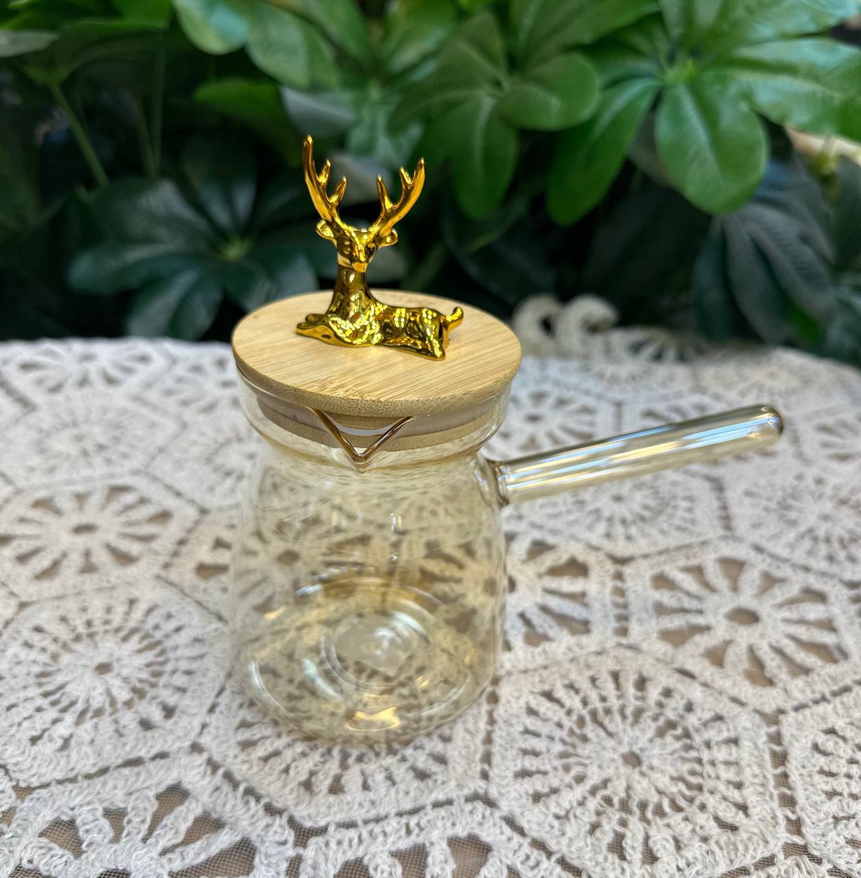 كنكة قهوة ولِبن غزالة