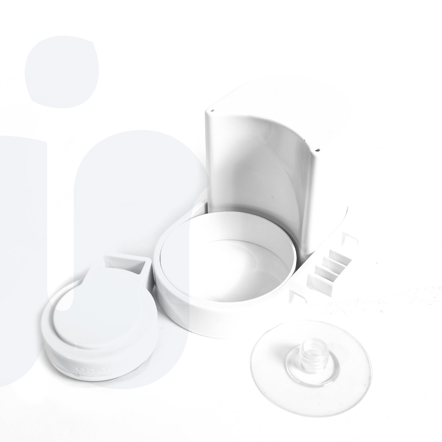 حامل مجفف شعر بمثبت شفط – منظم أدوات تصفيف الشعر وإكسسوارات الحمام