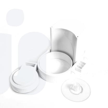 حامل مجفف شعر بمثبت شفط – منظم أدوات تصفيف الشعر وإكسسوارات الحمام