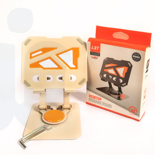 حامل تابلت وآيباد قابل للتعديل – قاعدة دوارة 360° من الألومنيوم