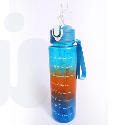 زجاجة مدرّجة سعة 900 مل – أكريليك ألوان متعددة