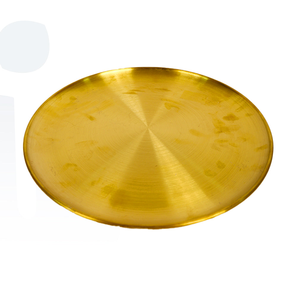 طبق طعام ذهبي من الستانلس ستيل – أناقة وتميز على مائدتك