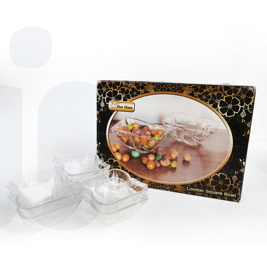 طقم خشاف زجاجي جميل ومميز – 6 قطع