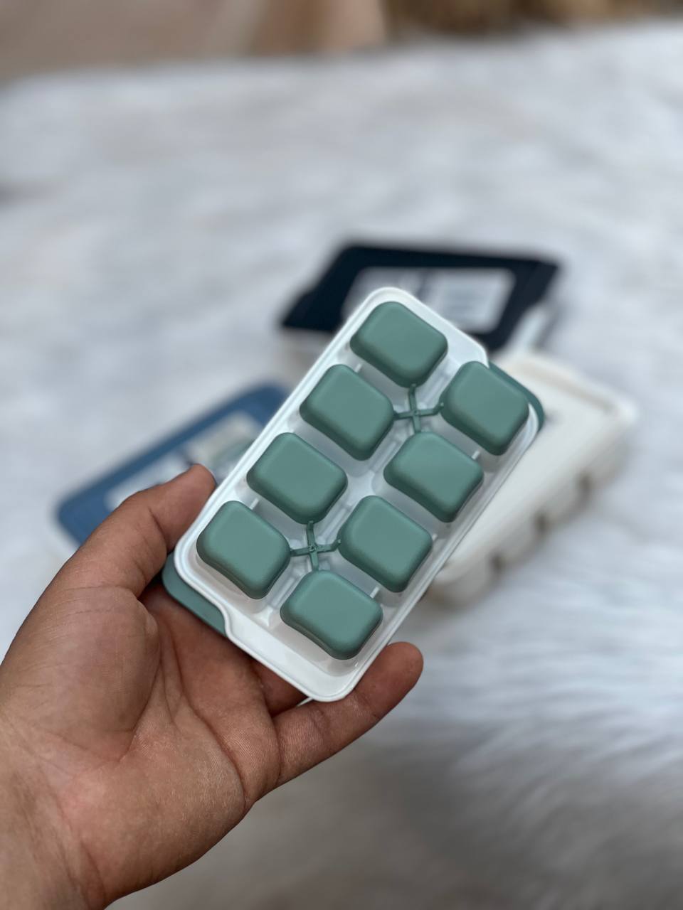 قالب ثلج ميني سيليكون 8 خانات