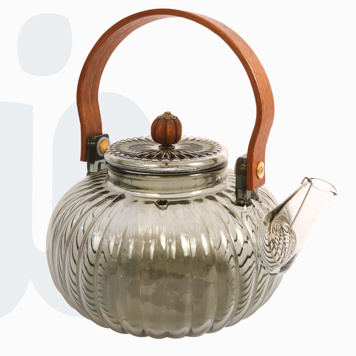 براد شاي زجاجي مع فلتر مقاوم للحرارة – سعة 800 مل