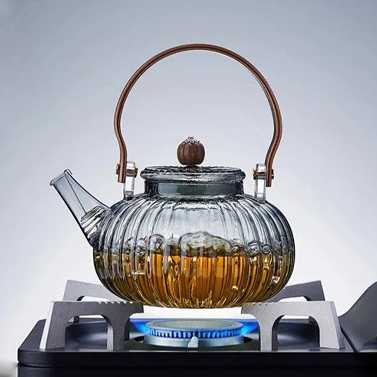 براد شاي زجاجي مع فلتر مقاوم للحرارة – سعة 800 مل