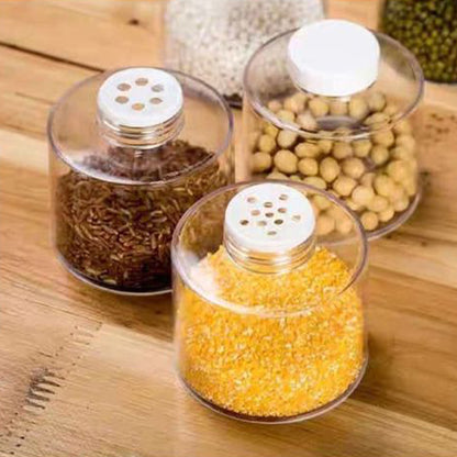 عمود توابل أكريليك قابل للتجميع بأربع علب