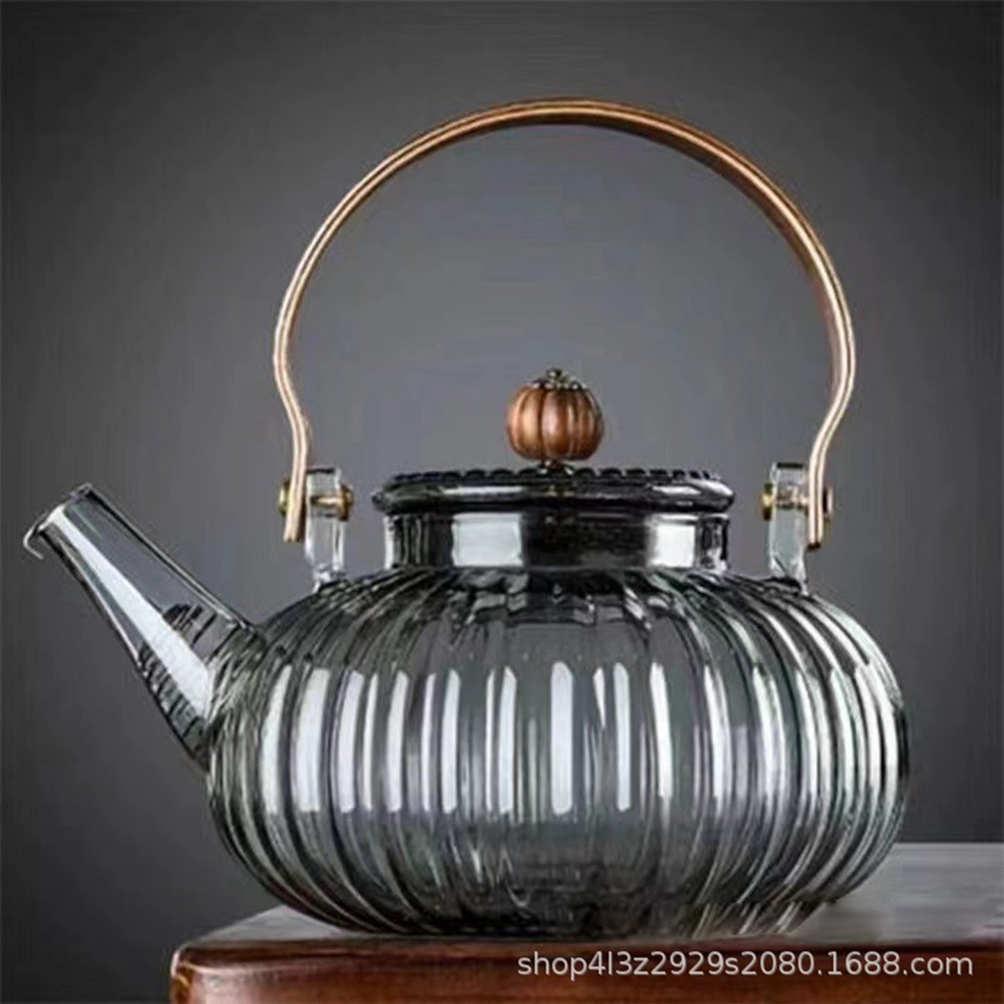 براد شاي زجاجي مع فلتر مقاوم للحرارة – سعة 800 مل