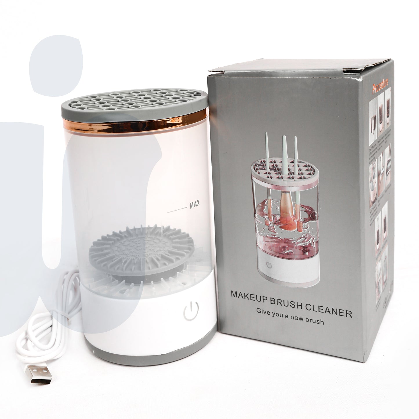 جهاز تنظيف وتجفيف فرش المكياج الكهربائي