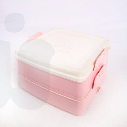 علبة طعام لانش بوكس بطبقتين